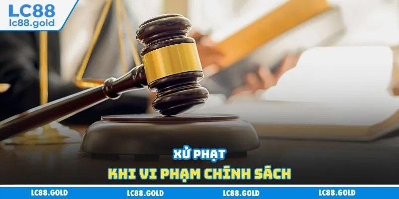 Xử phạt khi vi phạm chính sách Xử phạt khi vi phạm chính sách